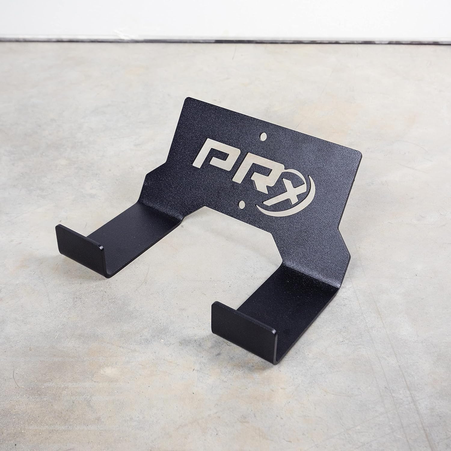 PRx Performance Double Kettlebell Storage Holder, USA Made Steel Wall Mounted 2 Kettle Bell Home Gym Space Saving Fitness Equipment Hanger Heavy Duty Hook Shelf