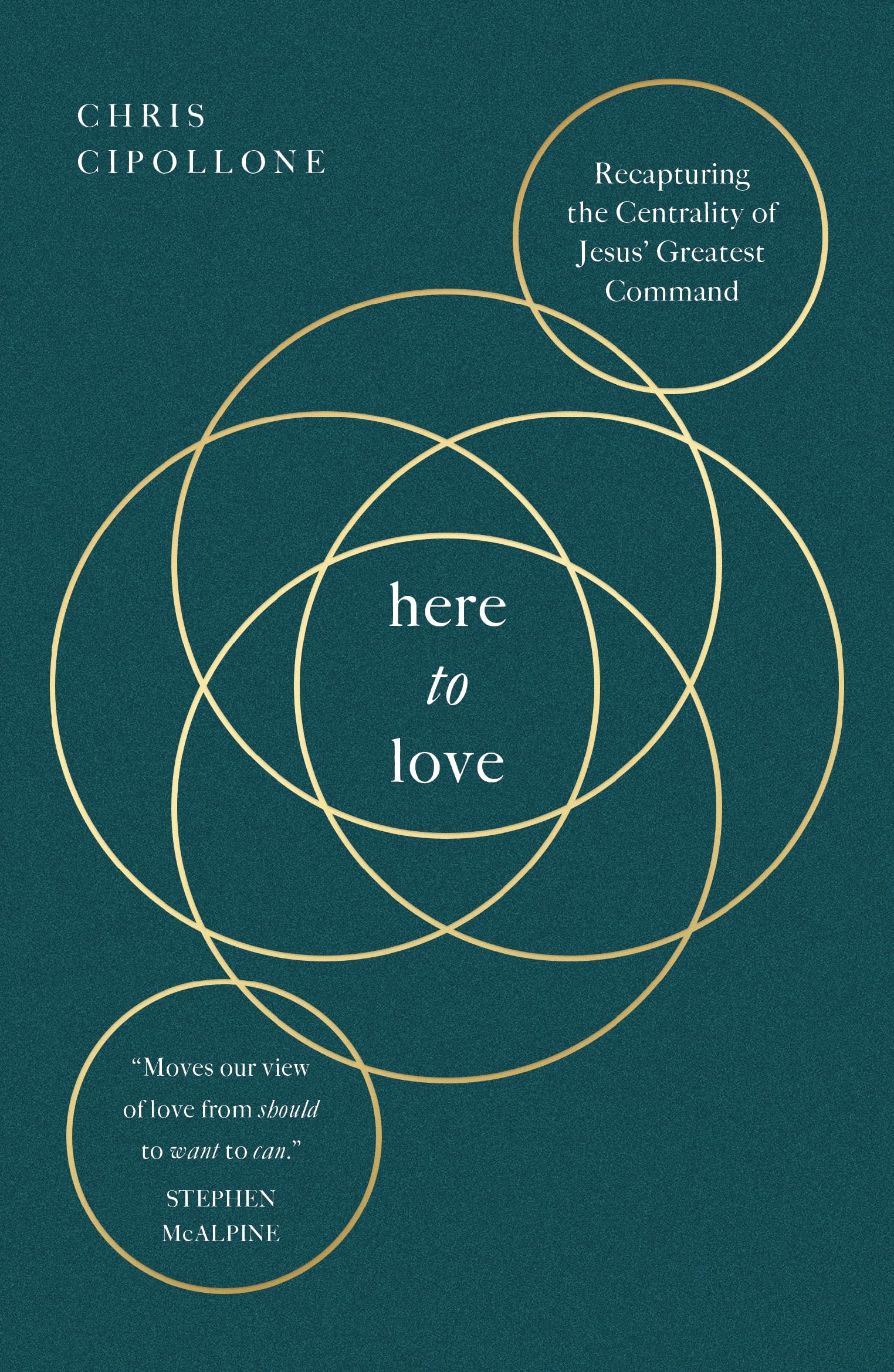 Here to Love: Recapturing the Centrality of Jesus' Greatest Command (Christian book about loving others biblically like Jesus commands, includes practical application and reflection questions)