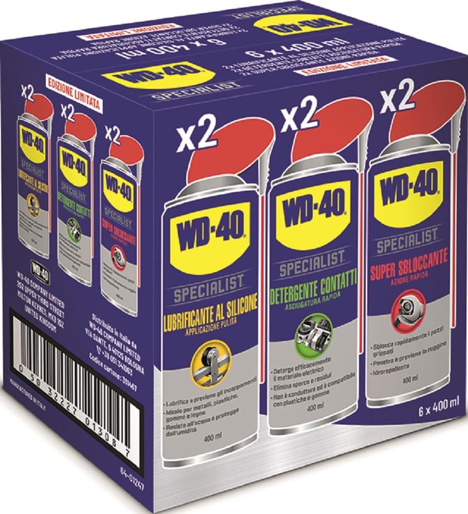 Set 6 pz misti Lubrificanti WD-40 Specialist
