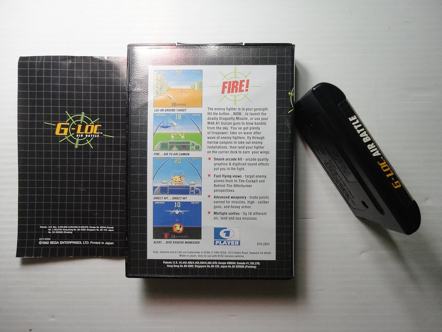 G-LOC - Sega Genesis (Renewed)