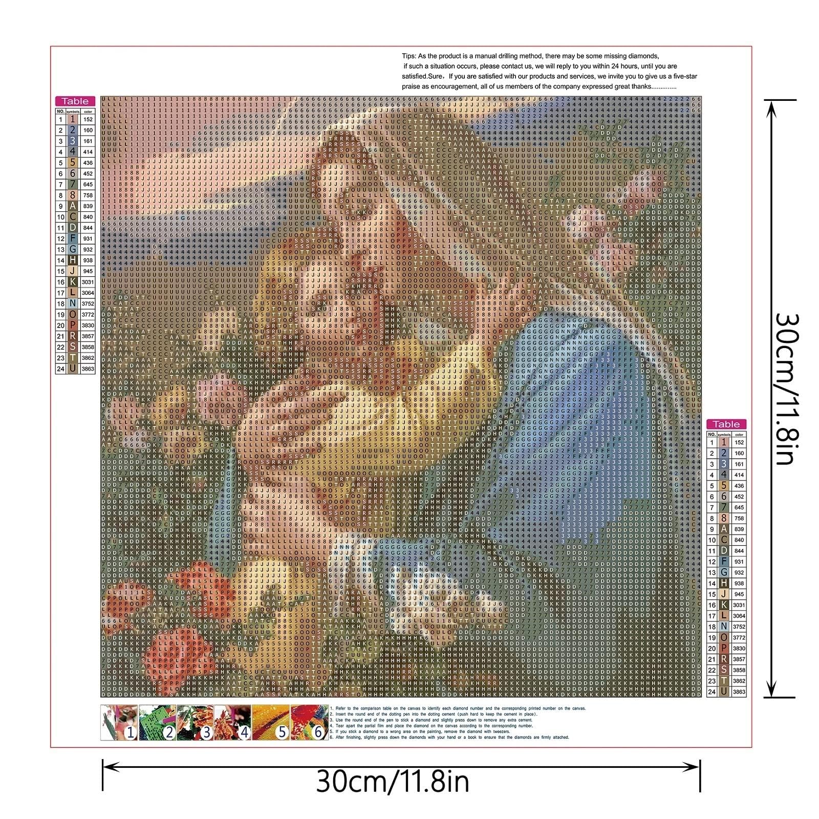 YSCOLOR Diamond Painting Plein Point De Croix Diamant Peinture Mosquée Islamique Bricolage Diamant Broderie 5D Autocollant Mural Rond Mosaïque Décor À