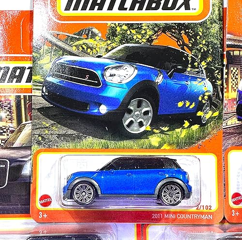 Miniatura 2 de Matchbox - Paquete de 5 unidades - Europeo - Bentley - Fiat - Alfa Romeo - Mini - Levc - Menta  NrMint - Se envía burbujas envueltas en una caja con