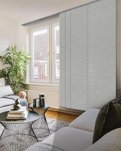 Miniatura 10 de GoDear Design Nuevas persianas verticales ajustables con protección solar, puerta aislada térmicamente, persianas para puerta corrediza de patio,