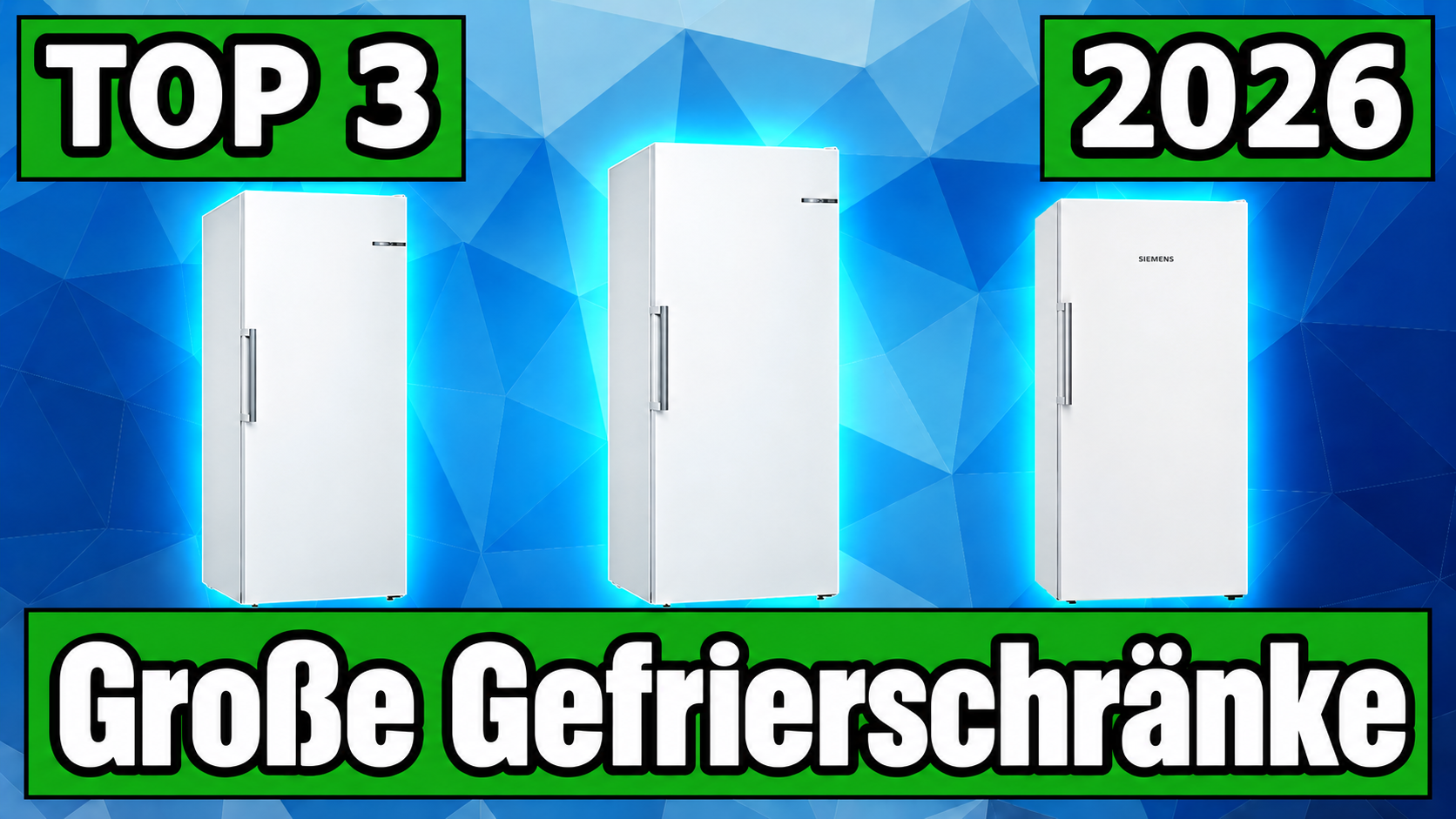 Welcher große Gefrierschrank passt zu Dir? ﹙Vergleich﹚ ansehen