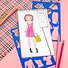 Fashion Angels School Spirit Compact Sketch Portfolio Design A School Spirit Filled Wardrobe! Includes Sticker Sheets, Stencils, Intro Pages and 30 Drawing Pages, Craft Kit for Tweens & Teens