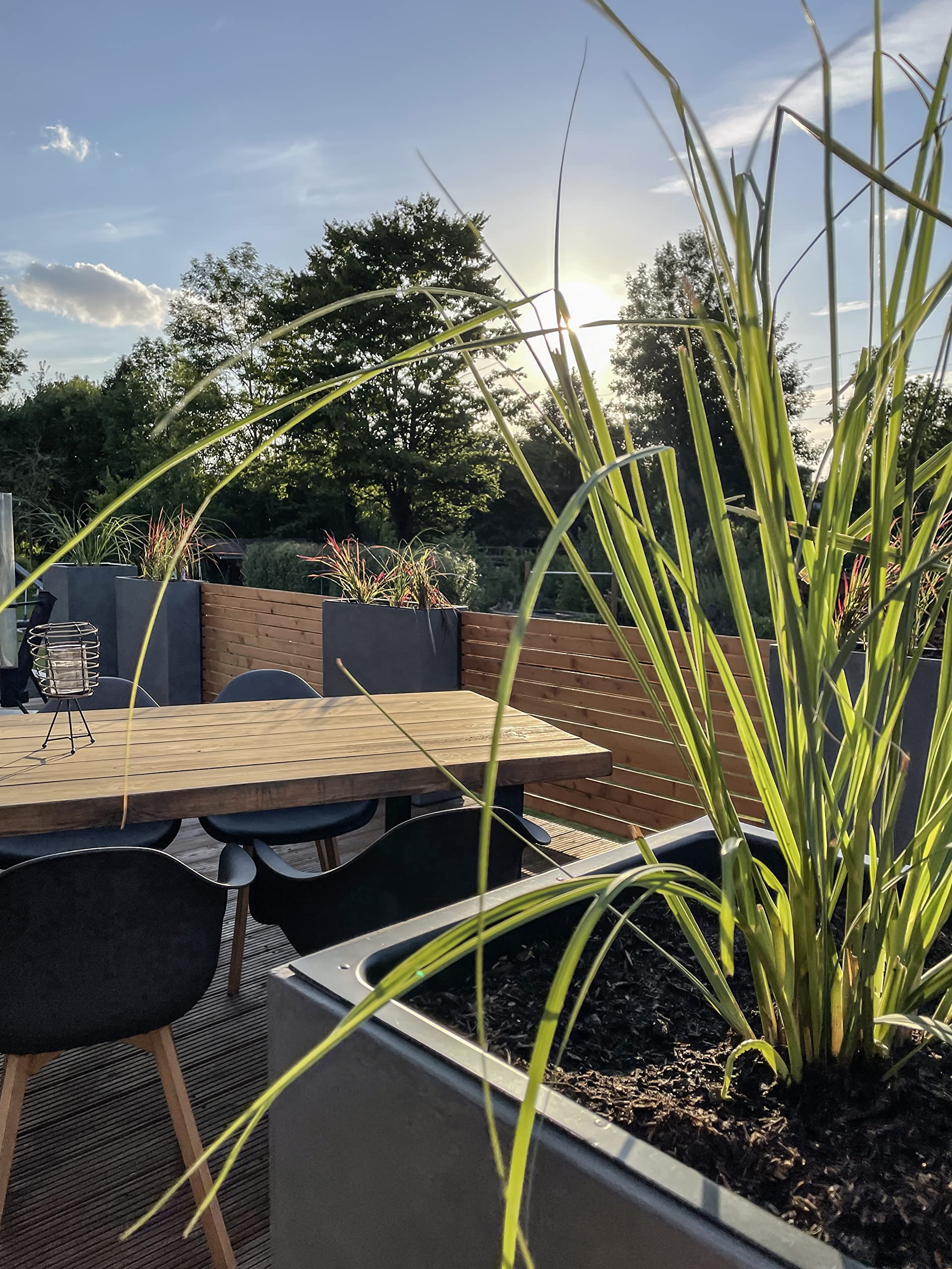 Pflanzwerk® Jardinière Les planteurs utilisent Une Insertion en Plastique pour Tous Les Divider 92x80x30cm *résistant au Gel * Protection UV * * Produits de qualité*