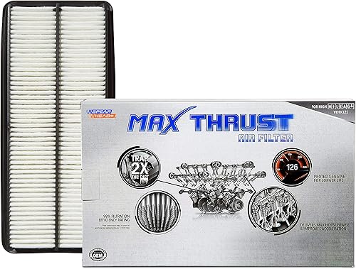 Miniatura 124 de Spearhead MAX THRUST - Filtro de aire para motor, para vehículos de bajo y alto kilometraje, aumenta la potencia y mejora la aceleración