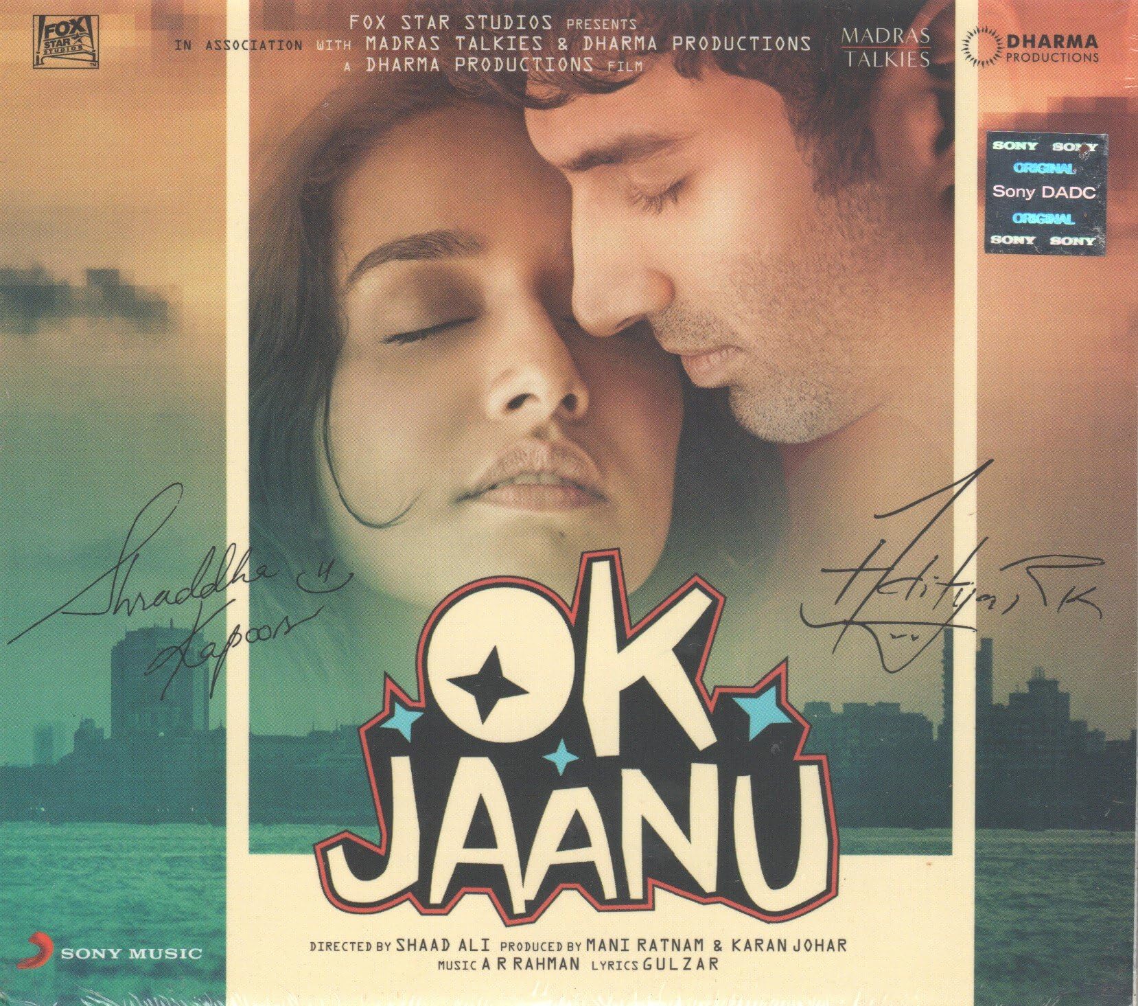 OK JAANU (AUDIO COMPACT DISC)