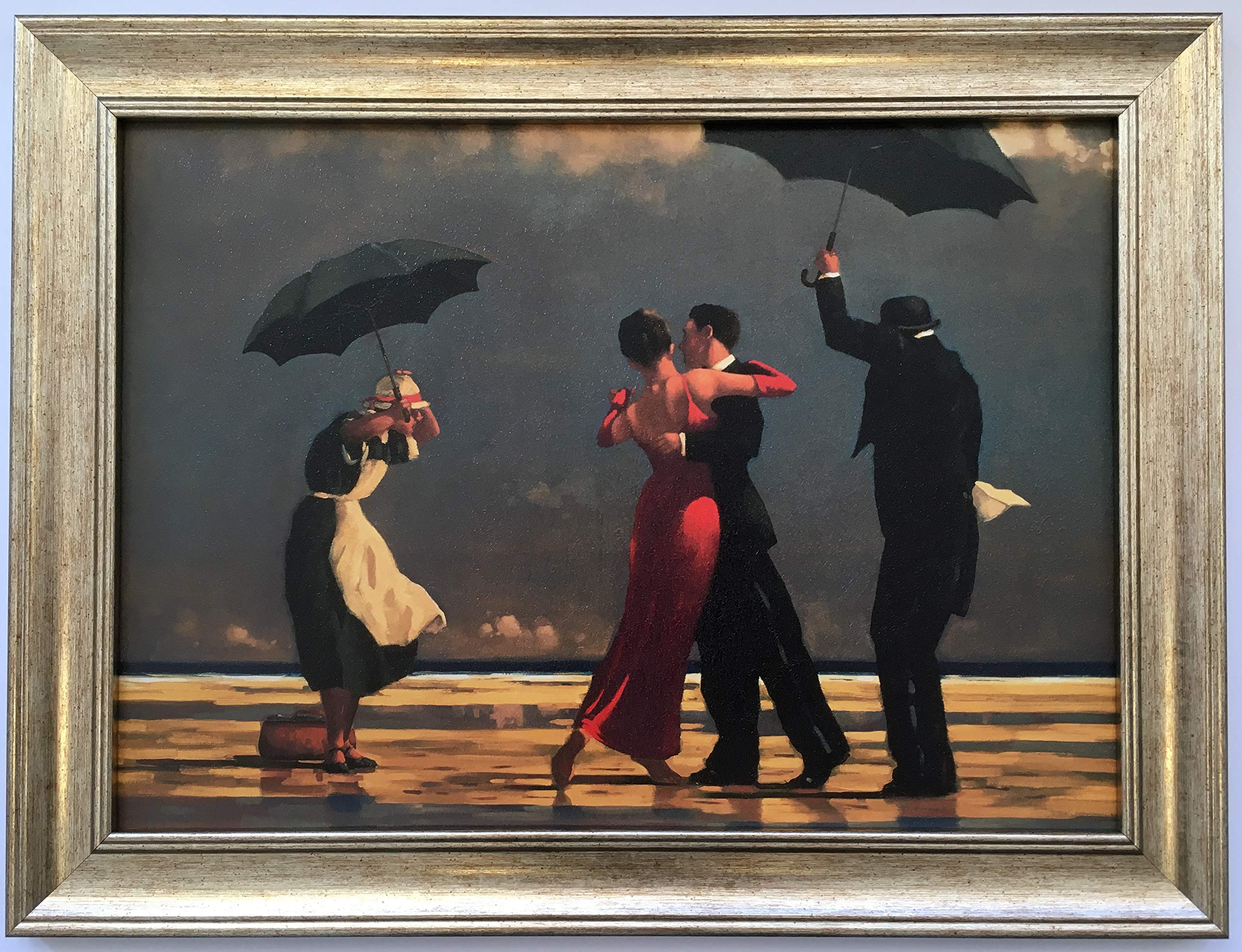 Keats Gallery The Singing Butler by Jack Vettriano Framed Canvas Effect 55cm x 42cm Art Print Picture