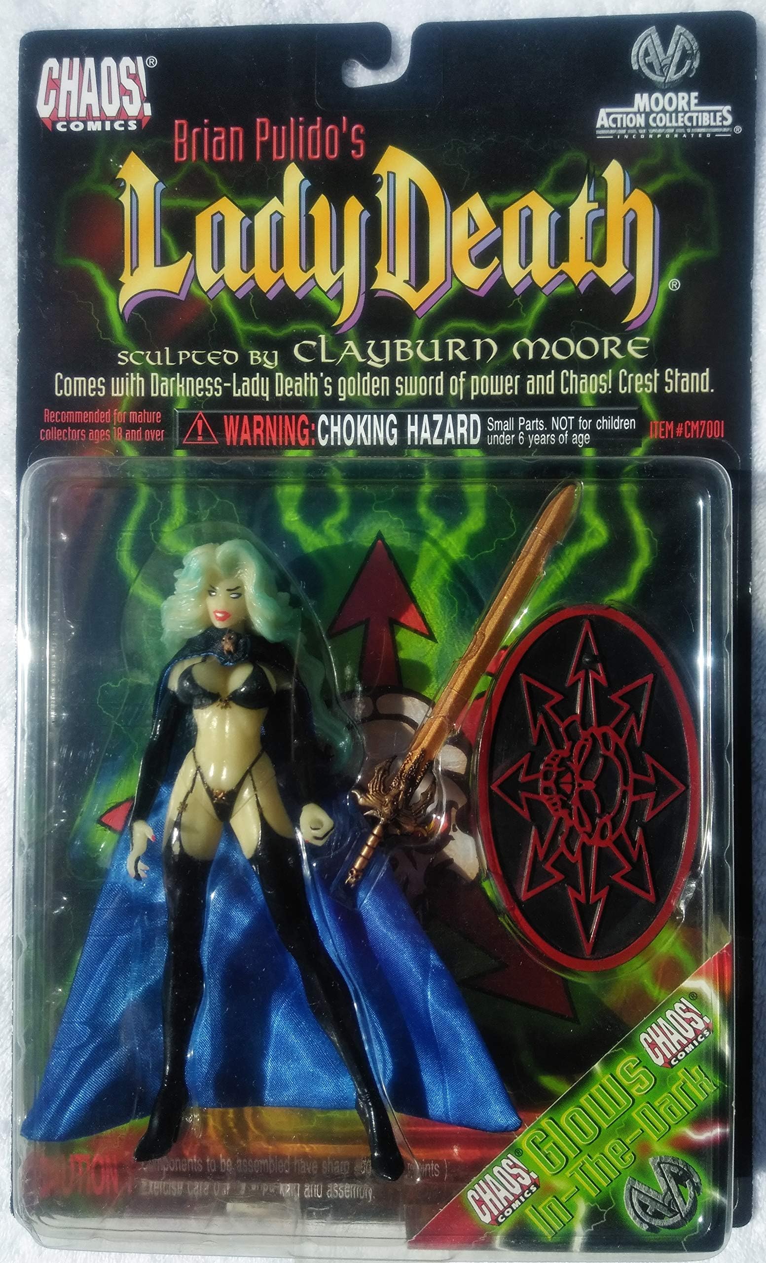 1997 Chaos! Comics Brian Pulido's LADY DEATH Action Figure