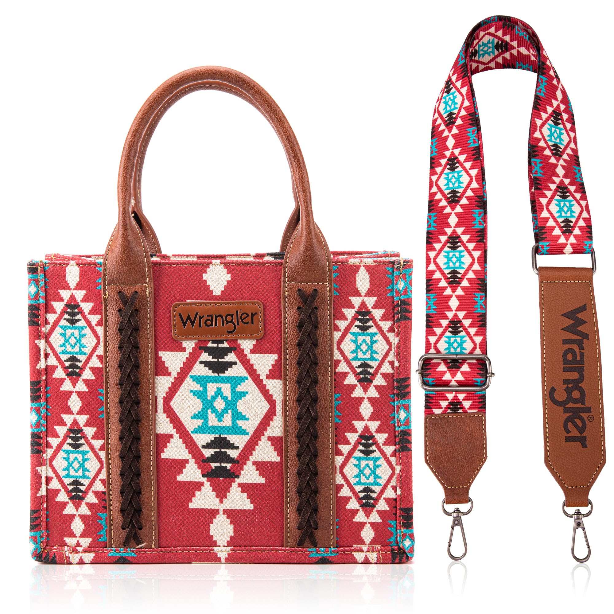 Montana West Wrangler Purse Western Aztec Tote Bag for Women with Guitar Strap | Western, Boho, Aztec, Western, Boho, Aztec