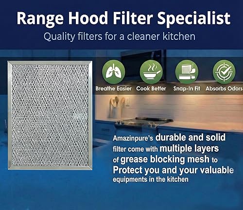 Miniatura 4 de LL62F EMW3011863 - Filtro de carbón de carbón de malla para campana extractora de cocina, compatible con LL6200 MM 6500 320VP K0793000 K0793-000