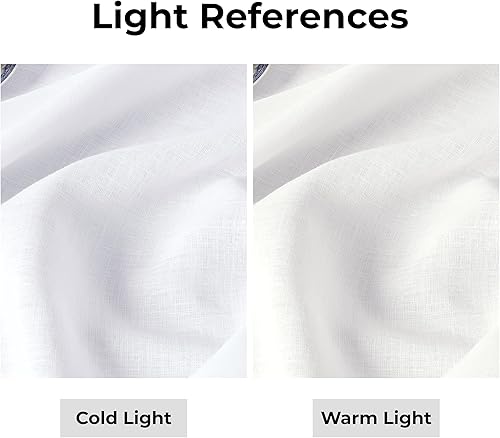 Miniatura 4 de D'Moksha - Camino de mesa navideño - 14 x 60 pulgadas - Blanco - Lino 100 % puro con vainica, lavable a máquina - Para decoración festiva de Acción