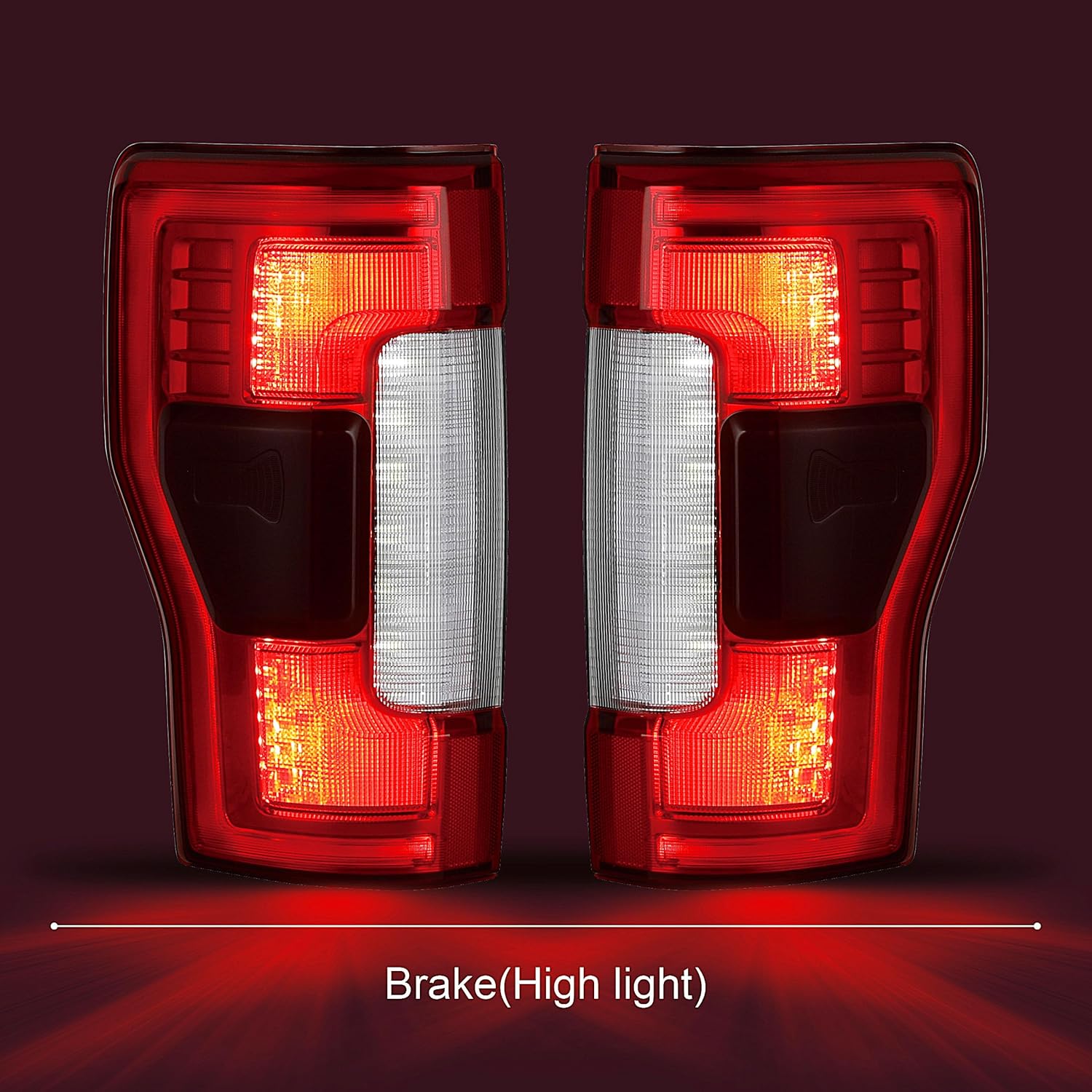 LED Tail Lights With Blind Spot Compatible With 2017 2018 2019 Ford F250 F-250 F-350 F-450 Rear Brake Lamps Tail Rear Light Super Duty Right Passenger Side KC3Z13404B FO2801262