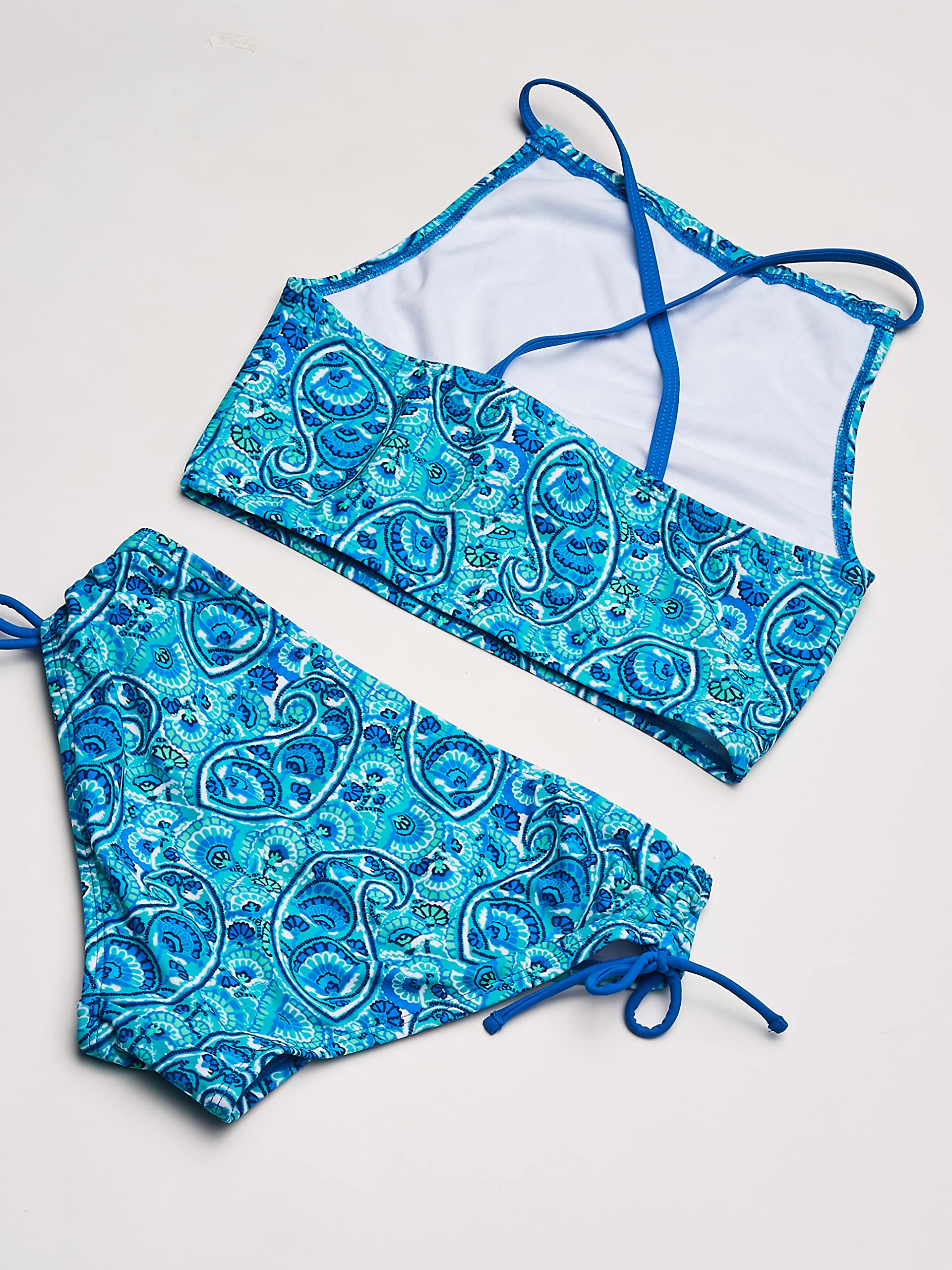 Kanu Surf Girls' Daisy Beach Sport Halter Tankini 2-Piece Swimsuit