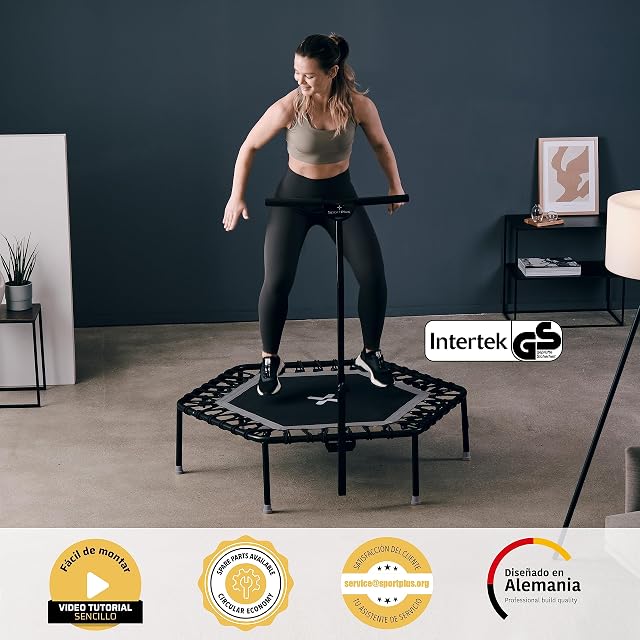 Foto 2 de 5 de SportPlus Fitness Trampolin SP-T-1100-A Anthrazit/Grau