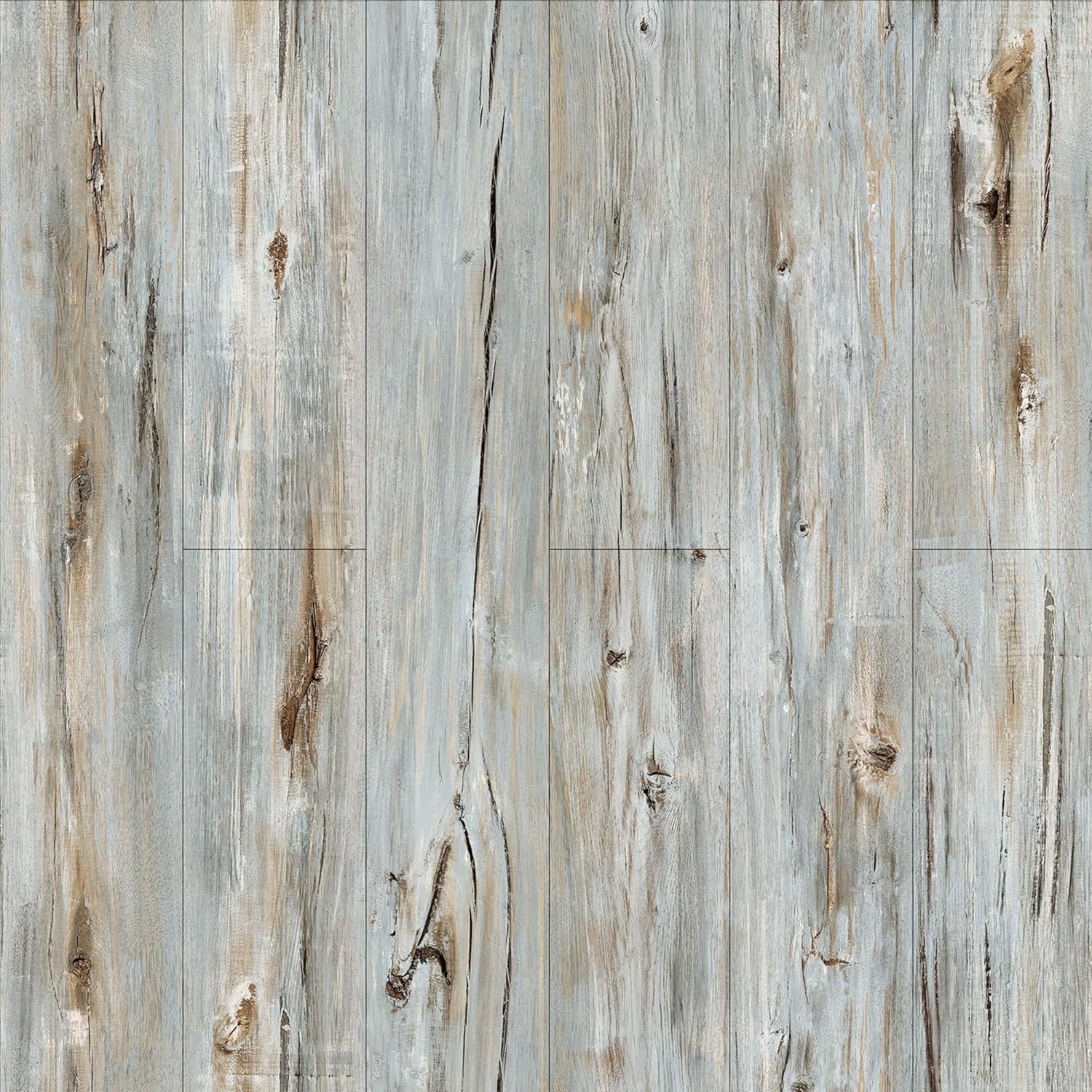 Grey Wood Peel and Stick Floor Tile, 12 + 72 Pack 126 Sq.Ft,(NO Sticky Residue Left) Vinyl Flooring Tiles Wood Plank, Self-Adhesive DIY Flooring for Bedroom, Living Room, (36" x 6") Dustgray