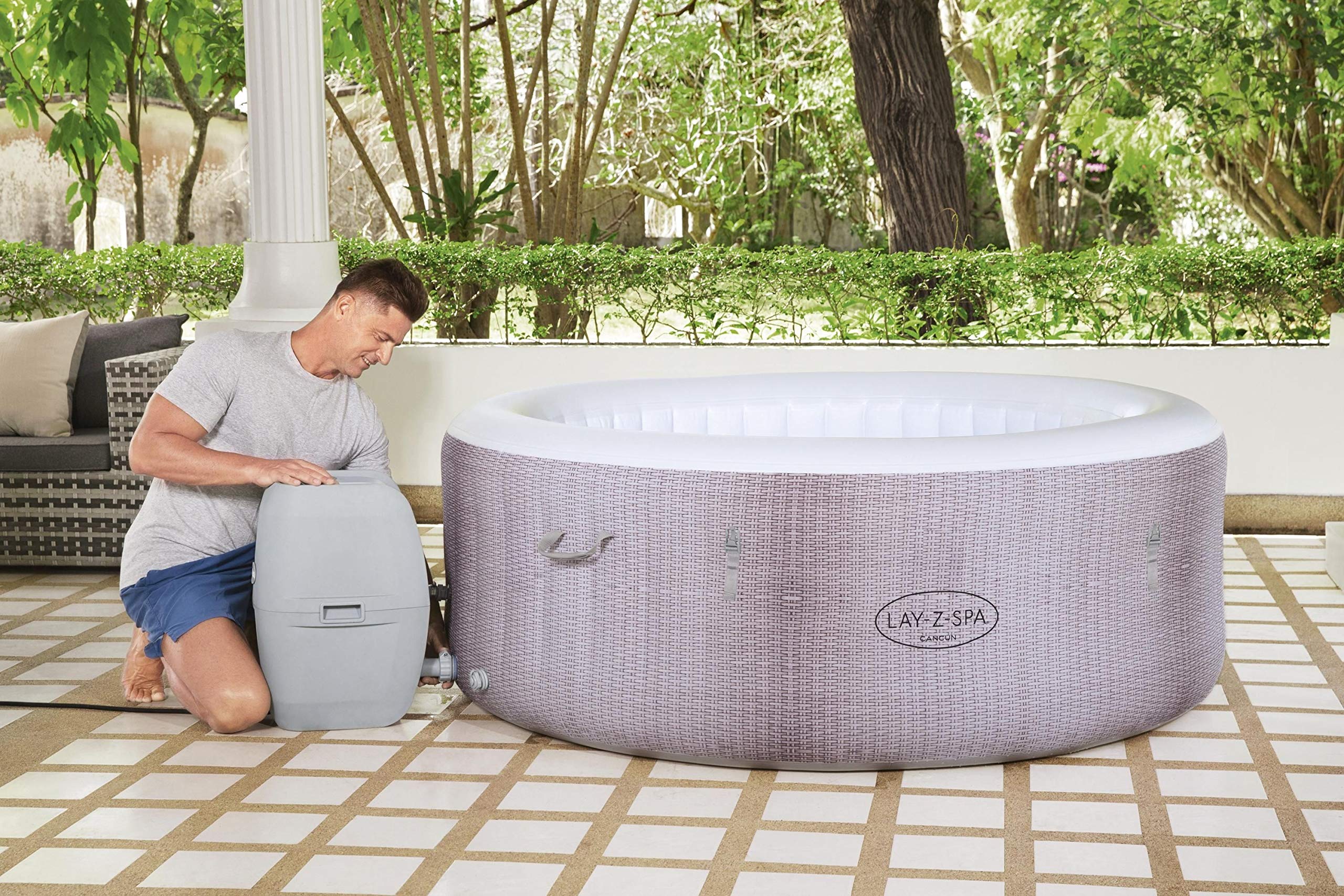 Bestway Lay-Z-SPA® 71" x 26"/1.80m x 66cm Cancun AirJet