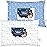 KeaBabies 2-Pack Toddler Pillow 13x18 - Soft Organic Cotton Kids Travel Bed Pillows for Sleeping, School, Nap, Machine Washable, Toddlers 2 to 5, Pillowcase Sold Separately (Sports)