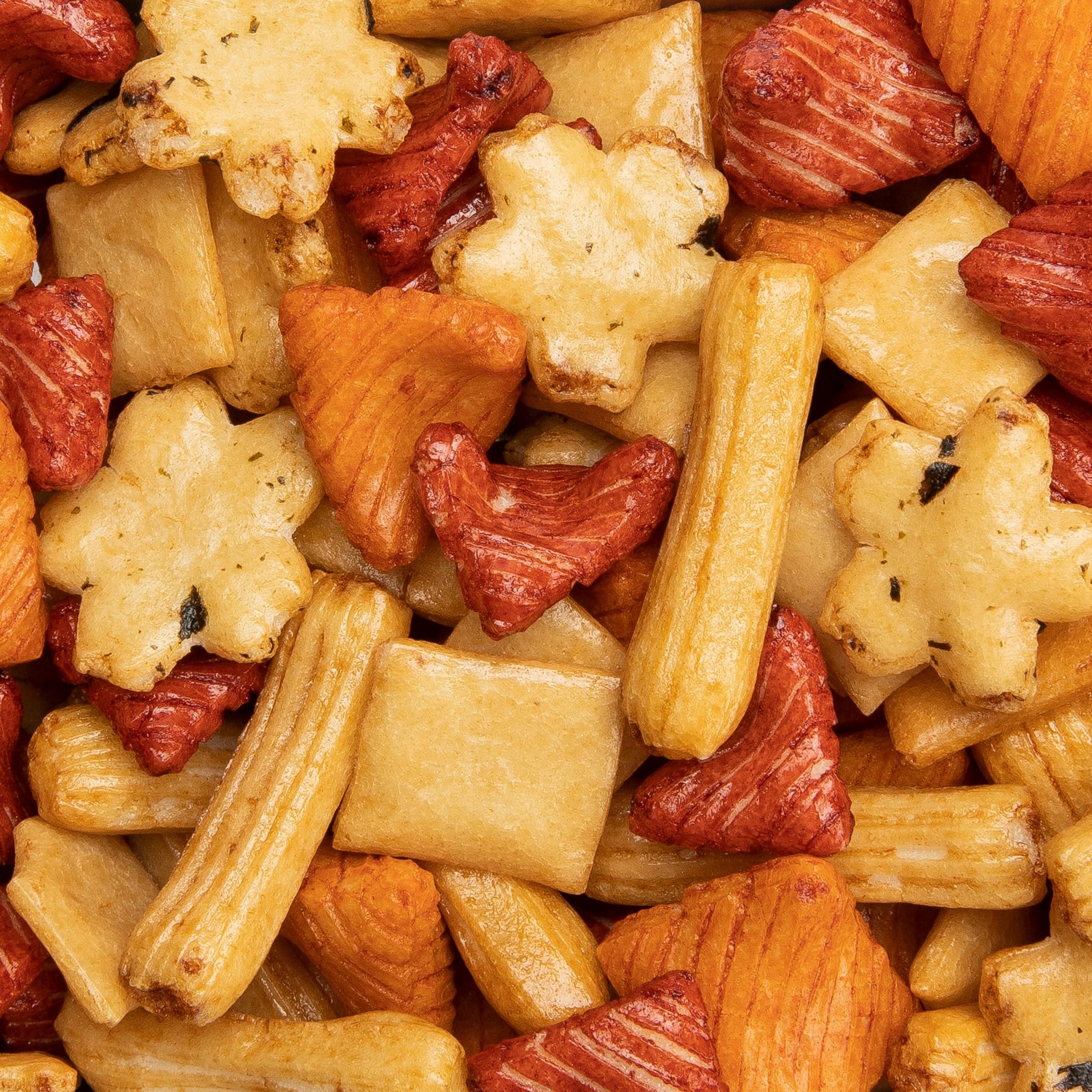 Vitalesia Reiscracker Fuji Mix scharf 2,5kg | asiatische Reissnacks | Reisgebäck | Großpackung für Partys & Vorrat | knusprig, würzig | vegan
