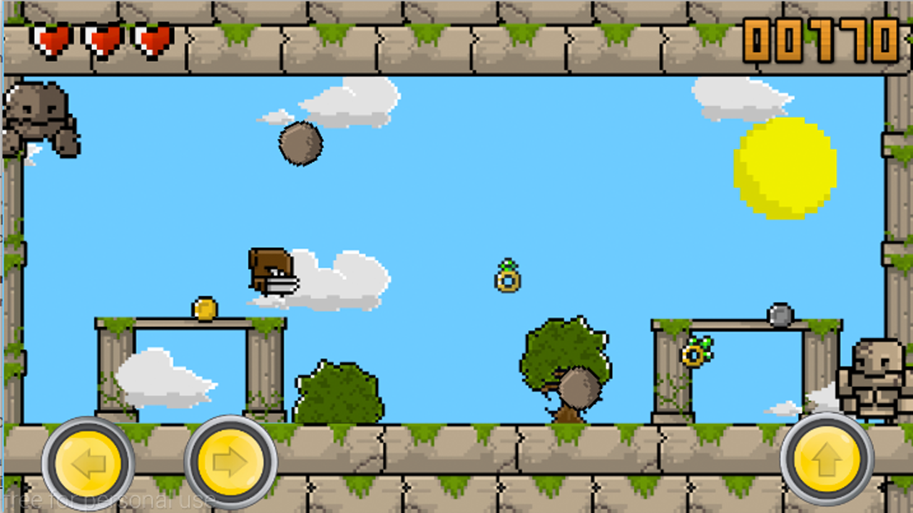 Rocket Avoiding Rocks Game Rocky Avoid - Move, jump to avoid rock and collect gifts - App on ...