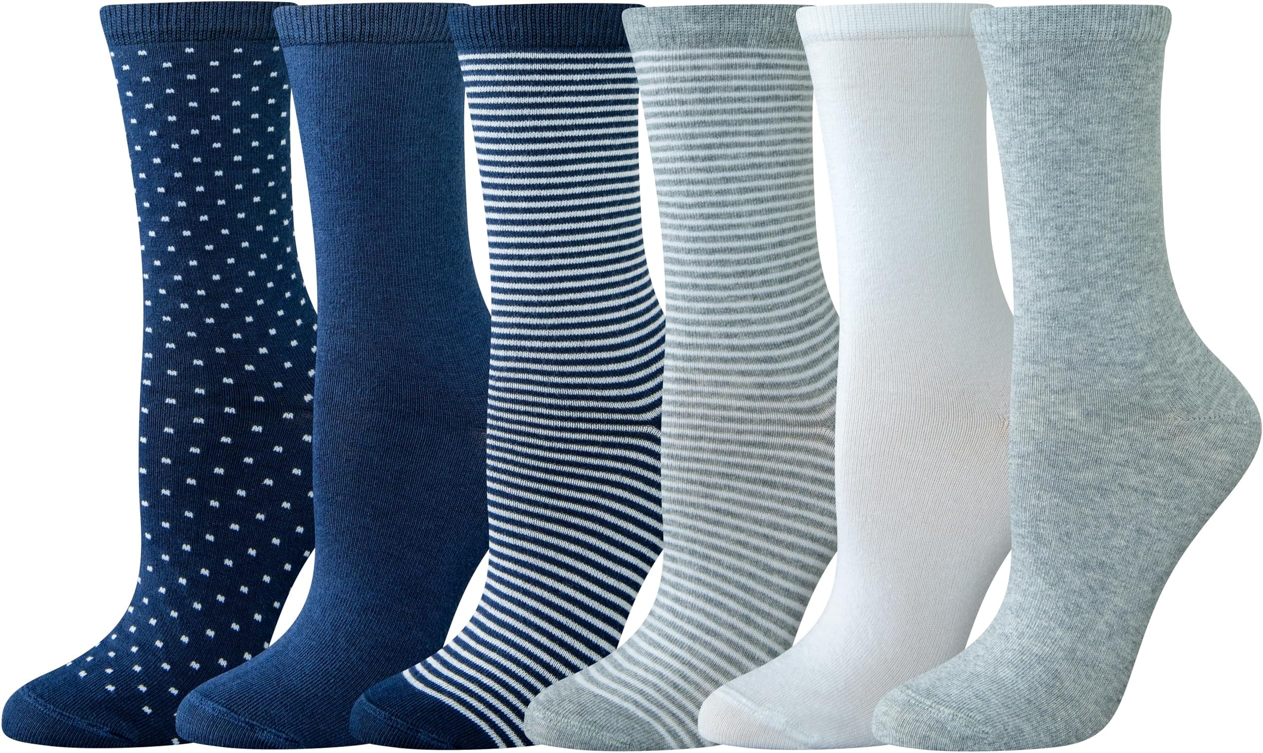 Amazon Essentials Women's Cotton Crew Socks