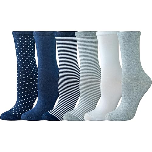 Amazon Essentials womens Cotton Crew Socks