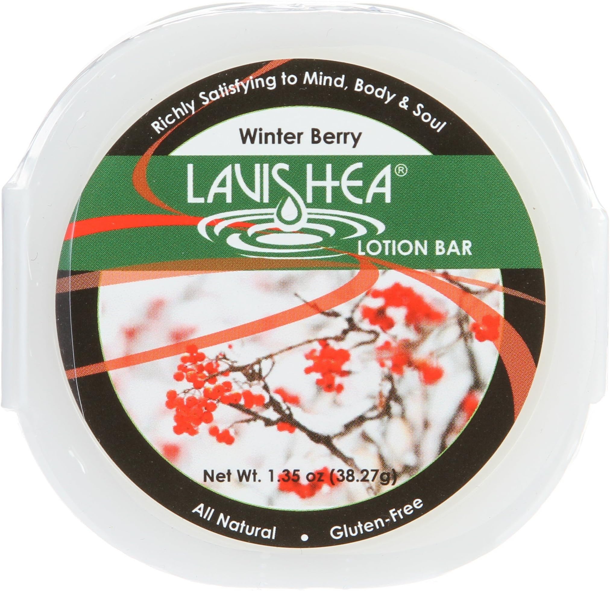 LaviShea Lotion Bar, Winter Berry, 1.25-Ounce