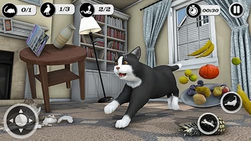 Cat Life Simulator 3D: Pet Sim – Virtual Cat Games, Kitten Simulator, Pet Life Adventure, Cute Anima