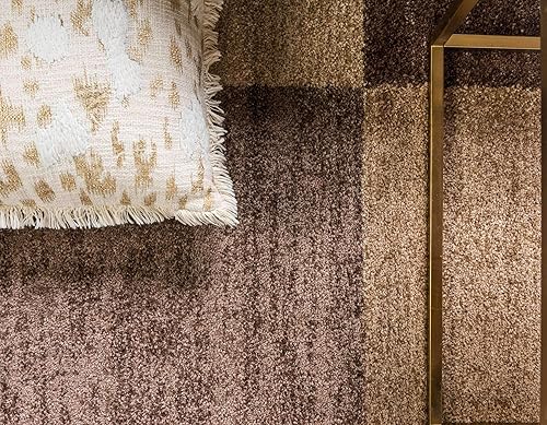 Miniatura 5 de Unique Loom - Tapete con diseño abstracto, informal, moderno y contemporáneo de la colección otoñal, de 2 x 6 pies, diseño en tonos beige y marrón