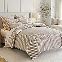 Vista 10 de Levtex Home - Camden Black Comforter Set - Twin/Twin XL Comforter (68x88in.) and 1 Standard Sham (20x26in.) - Buffalo Check Design - Black/White