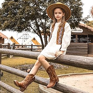 Amazon.com: LAURMOSA Girls Cowboy Boots Kids Western Dress Cowgirl Brown Boots Size 9 Dressy Cowboy Ponited Toe Toddler Girls Cowgirl Embroidered Horseback Riding Party Shoes(L1052Brown 9) : Clothing, Shoes & Jewelry Amazon.com: LAURMOSA Girls Cowboy Boots Kids Western Dress Cowgirl Brown Boots Size 9 Dressy Cowboy Ponited Toe Toddler Girls Cowgirl Embroidered Horseback Riding Party Shoes(L1052Brown 9) : Clothing, Shoes & Jewelry