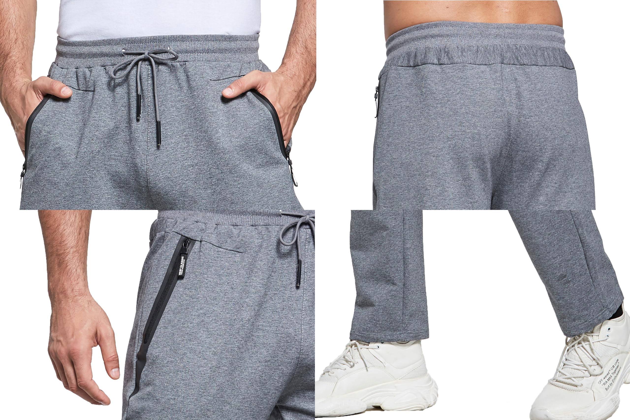 HCSS Pantaloni da Jogging da Uomo con Tasche Zip