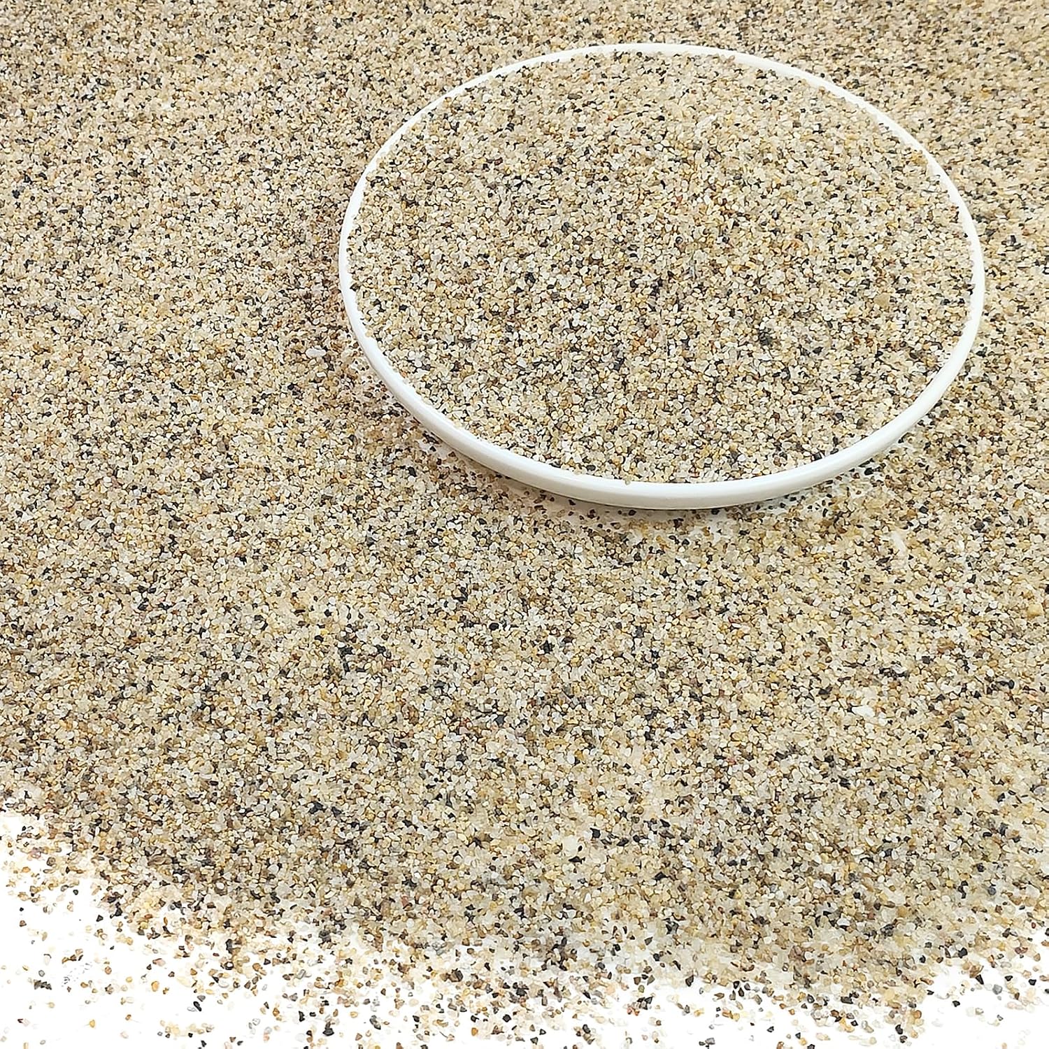 Black Aquarium Sand, 5lbs Fish Tank Sand Mini Gravel Substrate | Silica Sand Substrate for Freshwater Saltwater Aquarium, Terrarium, Plant, Craft Decor