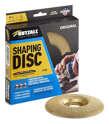 Vista 25 de Kutzall Disco de moldeo extremo – Muy grueso, 7 pulgadas (7.000 in) de diámetro x 7⁄8 pulgadas (0.874 in) de diámetro – Accesorio para amoladora