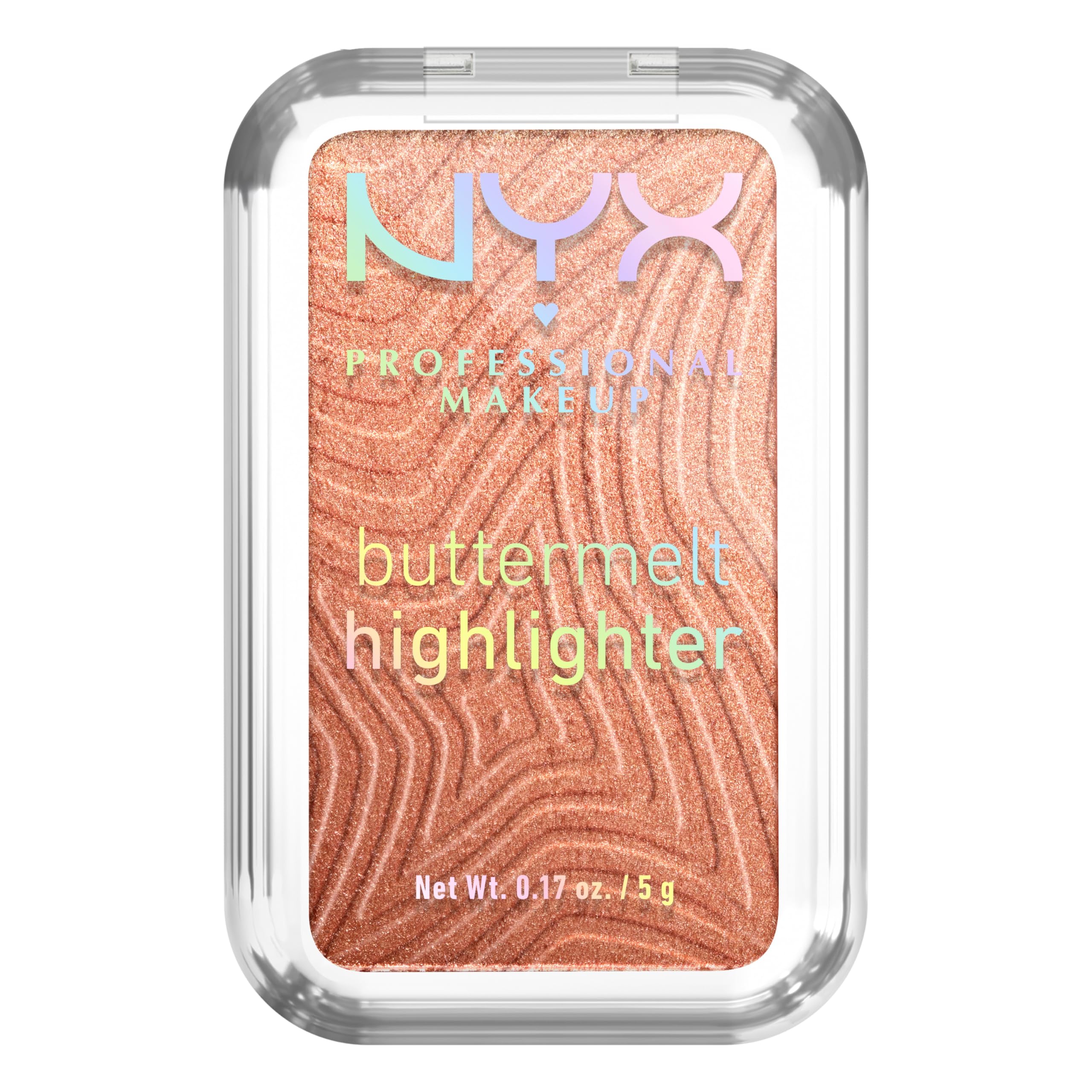 NYX PROFESSIONAL MAKEUP Buttermelt Highlighter, Powder Highlighter Makeup, With Up to 12H Wear and High Impact Glow - 35 Butta In Bronze (Bronzed Gold
