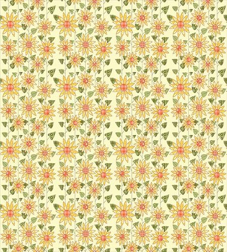 Miniatura 2 de Ambesonne Juego de funda de edredón de girasol, patrón floral de naturaleza en retazos, diseño rústico de campo, juego de ropa de cama decorativo de