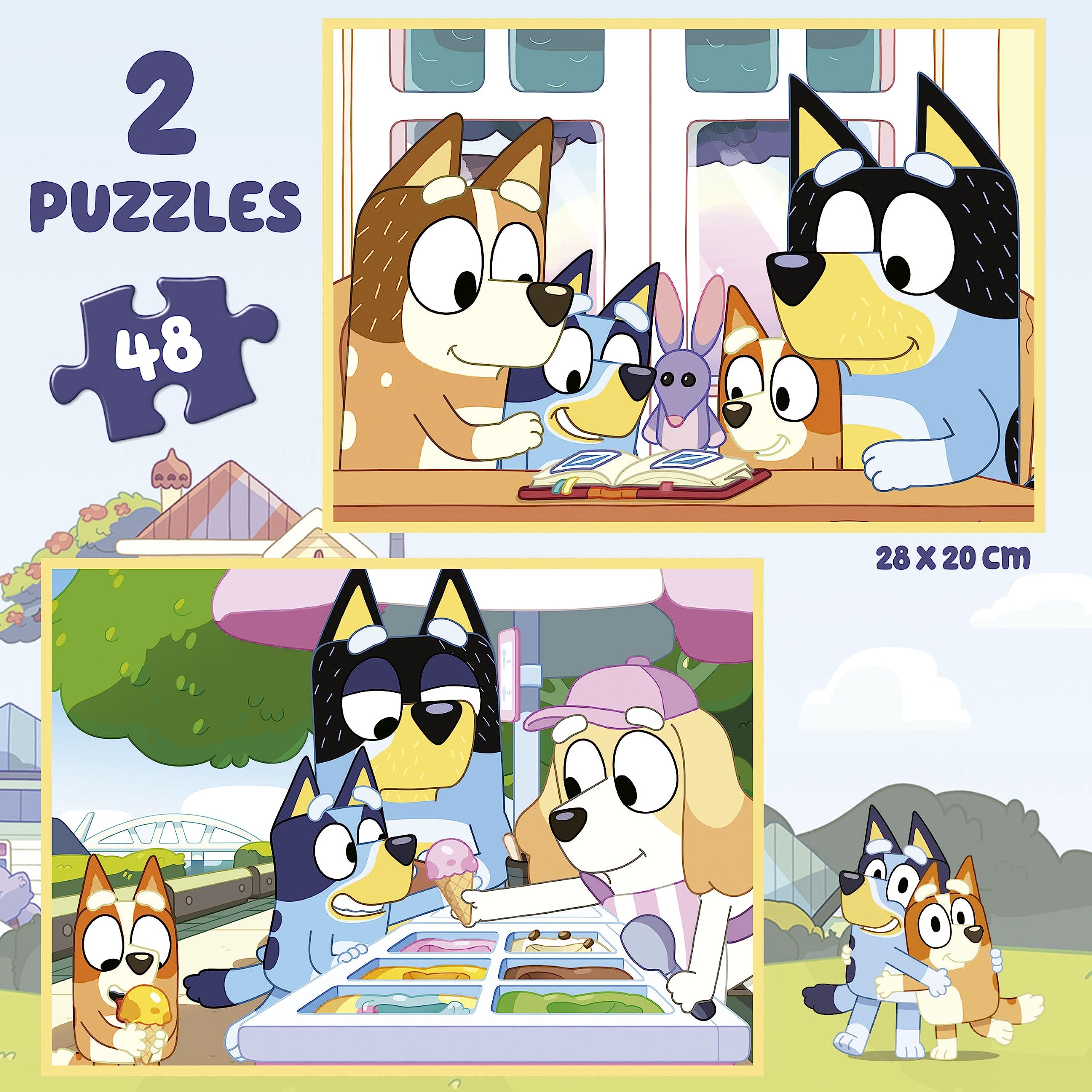 Spau00df Mit Bluey Ud83eudde9 Kinderpuzzle