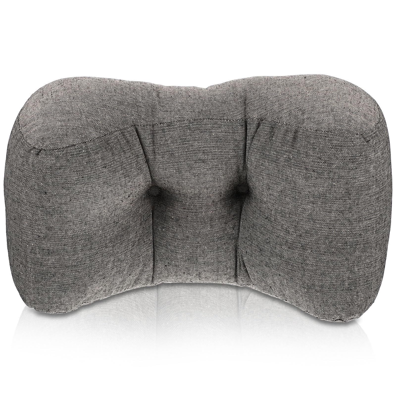 SEWACC Cojín de Respaldo Lumbar Negro para Silla de Oficina y Coche