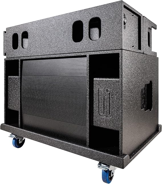 BASSBOSS Sublim8 Column PA Speaker w/ 18 Sub - Black