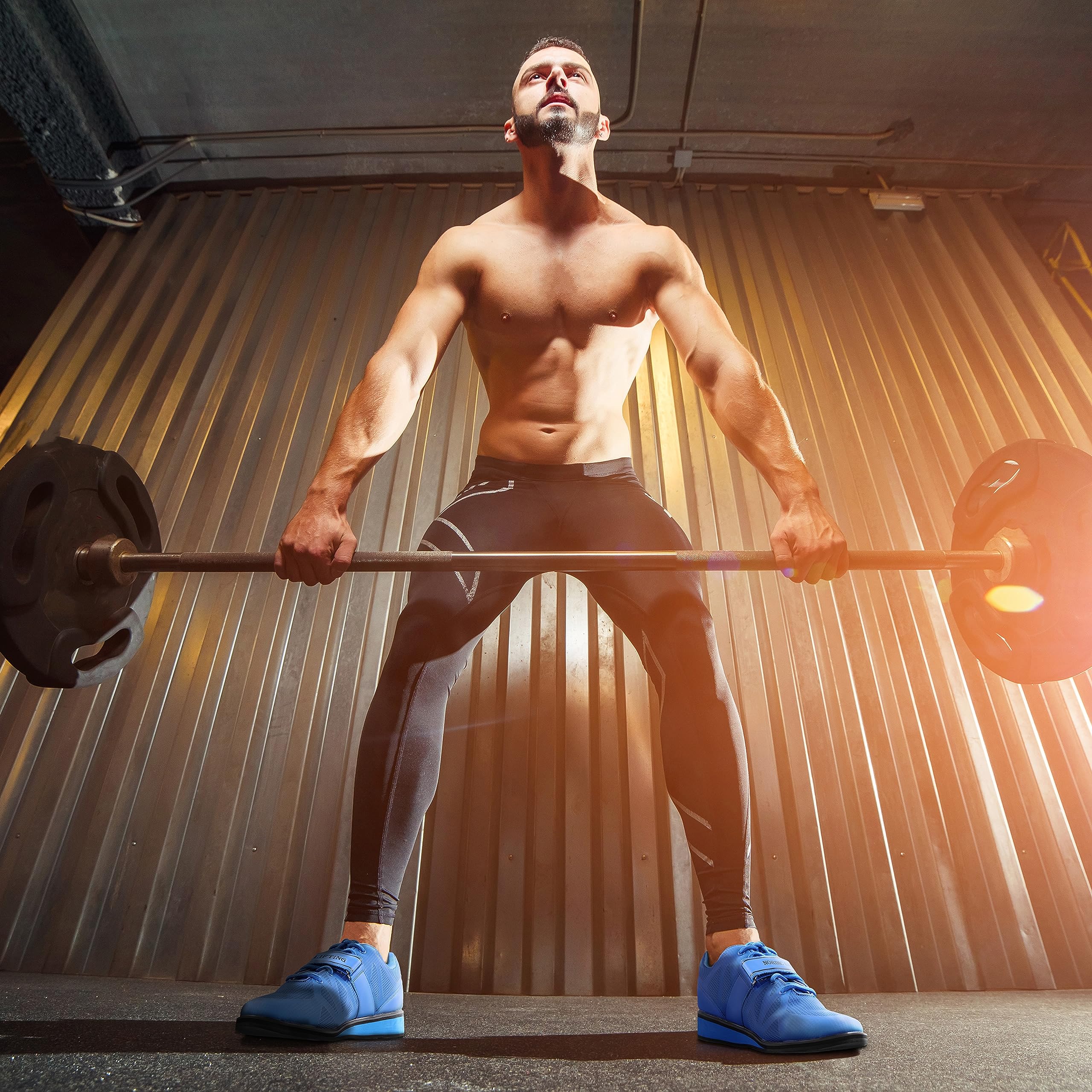 Nordic Lifting Chaussures d’haltérophilie pour entraînement Lourd - Meilleures Chaussures de Squat et d’haltérophilie pour Hommes — MEGIN by