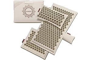 Marma Mat and Pillow: Natural Pain Relief for Back, Neck, and Muscle Tension