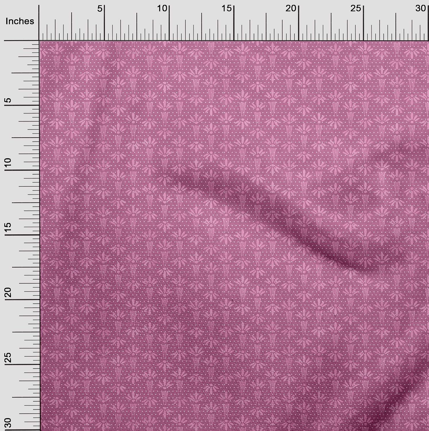 oneOone Cotton Flex Pink Fabric Asian Block Quilting Supplies Print Sewing Fabric By The Yard 40 Inch Wide-8