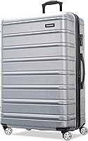 Vista 9 de Samsonite Omni 2 - Equipaje rígido extensible con ruedas giratorias, Plateado (Arctic Silver)