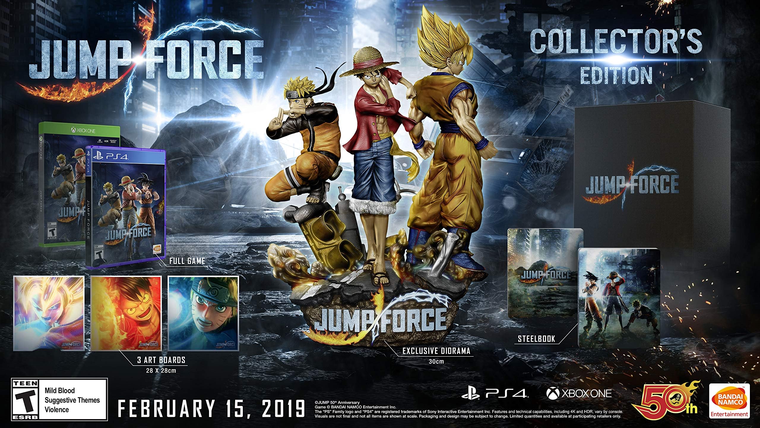 BANDAI NAMCO Entertainment Jump Force - PlayStation 4 Collector's Edition