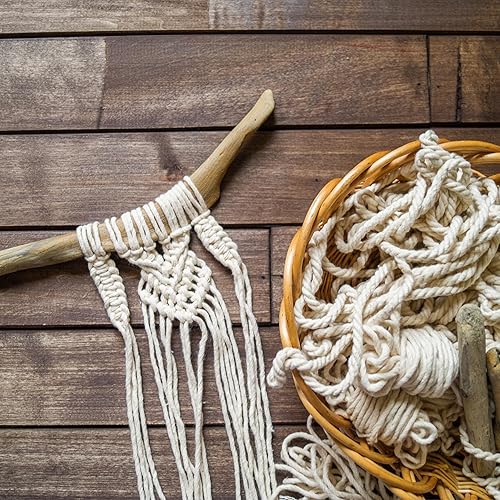 Miniatura 4 de Leisure Arts Kit de macramé para colgar en la pared, kits de macramé para adultos y principiantes, kit de manualidades para colgar en la pared, kit