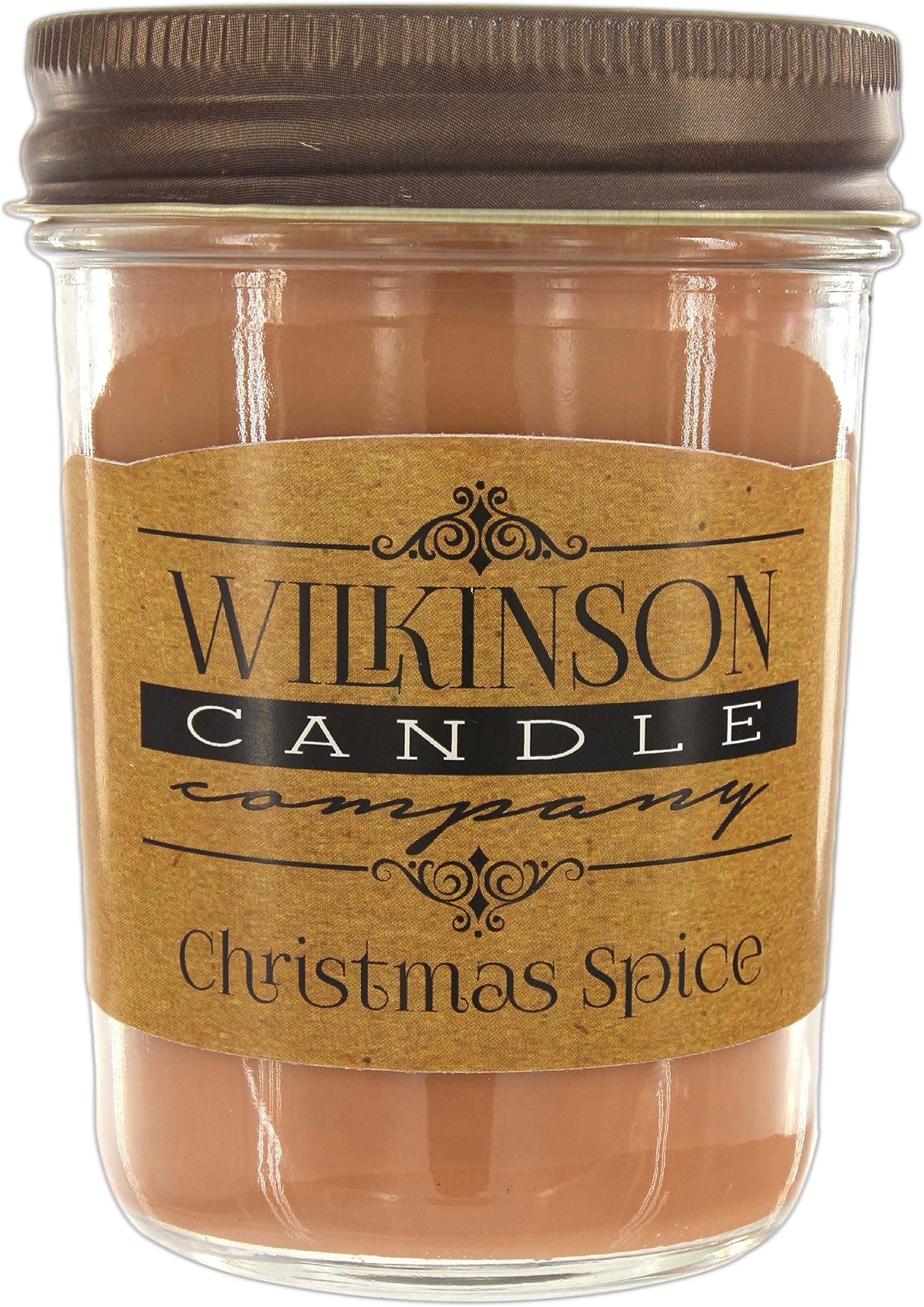 Wilkinson Candle Co. Jam Jar Soy-Lotion Candle (8 Ounce, Christmas Spice)