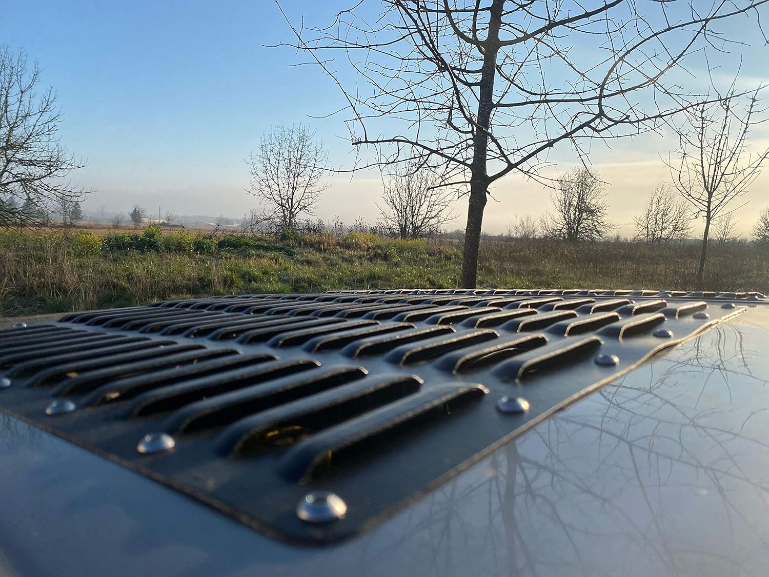 XJ"MAXIMUS" Cherokee Hood Aluminum Louvered Cooling Panels (Bolt-on) Kit