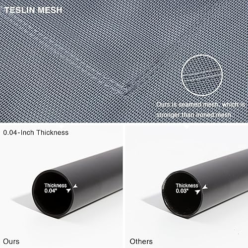 Miniatura 4 de Love's cabin Cama elevada y refrescante para perros grandes, portátil para interiores y exteriores, catre elevado para mascotas, perros y gatos,