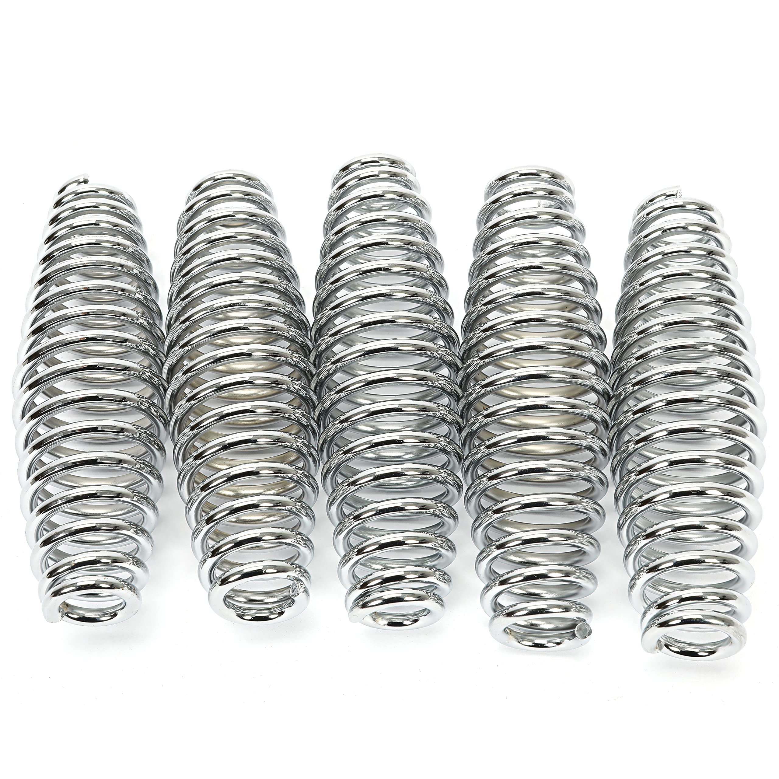 Kojem 5Pcs BBQ Spring Handles, 5" Stainless Steel Cool Touch Stove Spring Handle Grip, Fits for Wood Stove, Barbecue Smoker, Grill, Pit and Cabinet